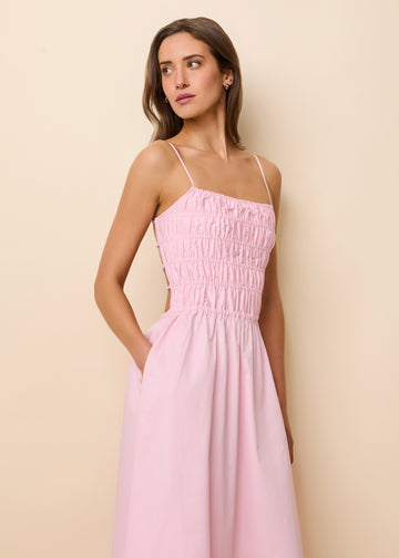 Delta Midi Dress Carnation - Solid & Striped