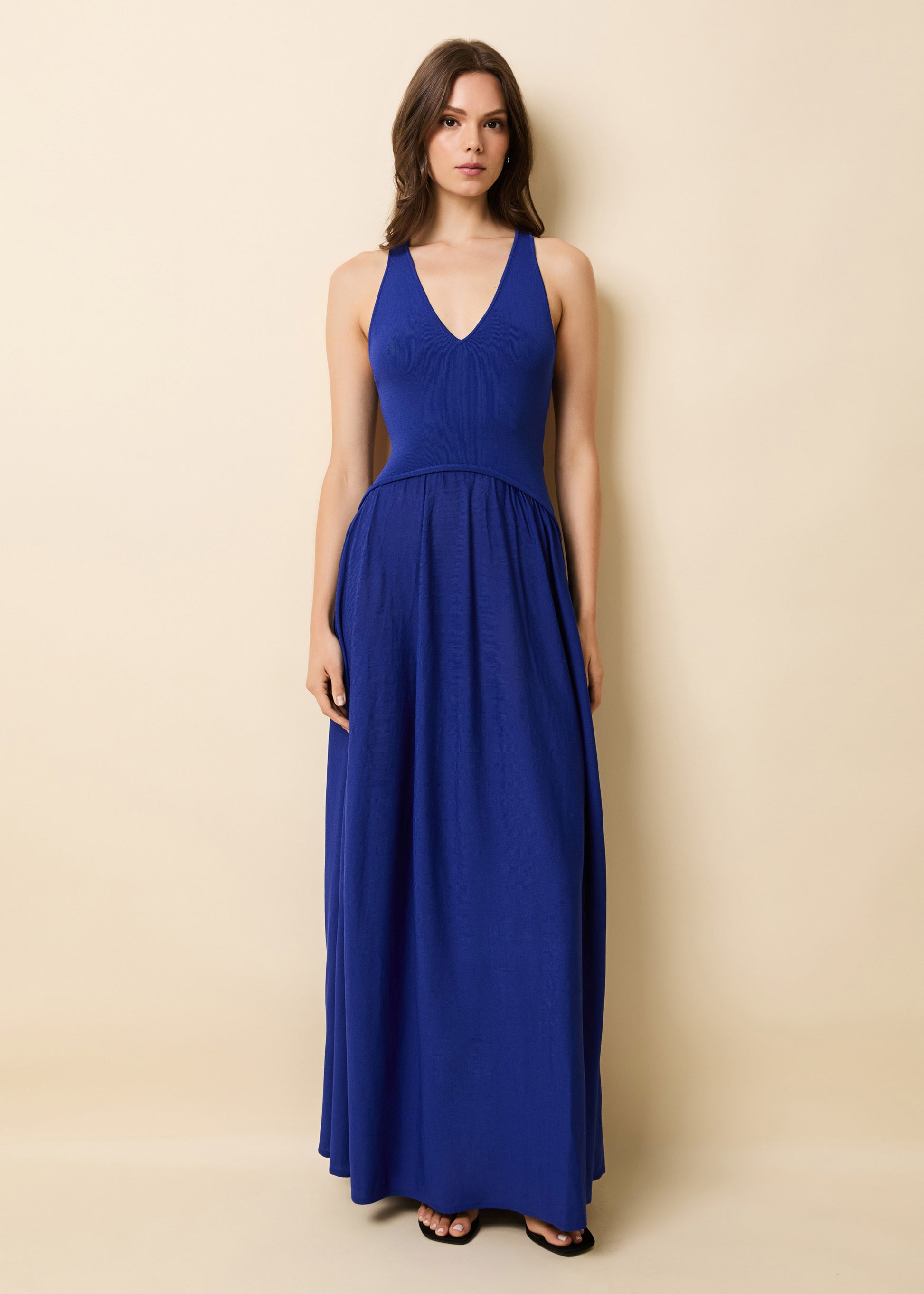 Maggie Dress Twilight - Solid & Striped