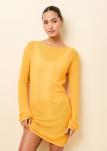 Nicki Dress Mango - Solid & Striped