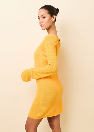 Nicki Dress Mango - Solid & Striped