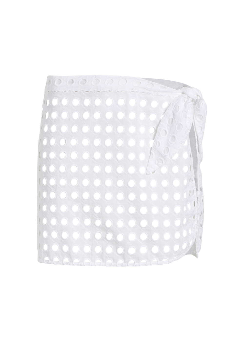 The Eyelet Mini Wrap Pareo - Solid & Striped