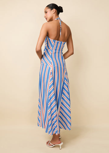 Alessio Dress Americana Stripe - Solid & Striped