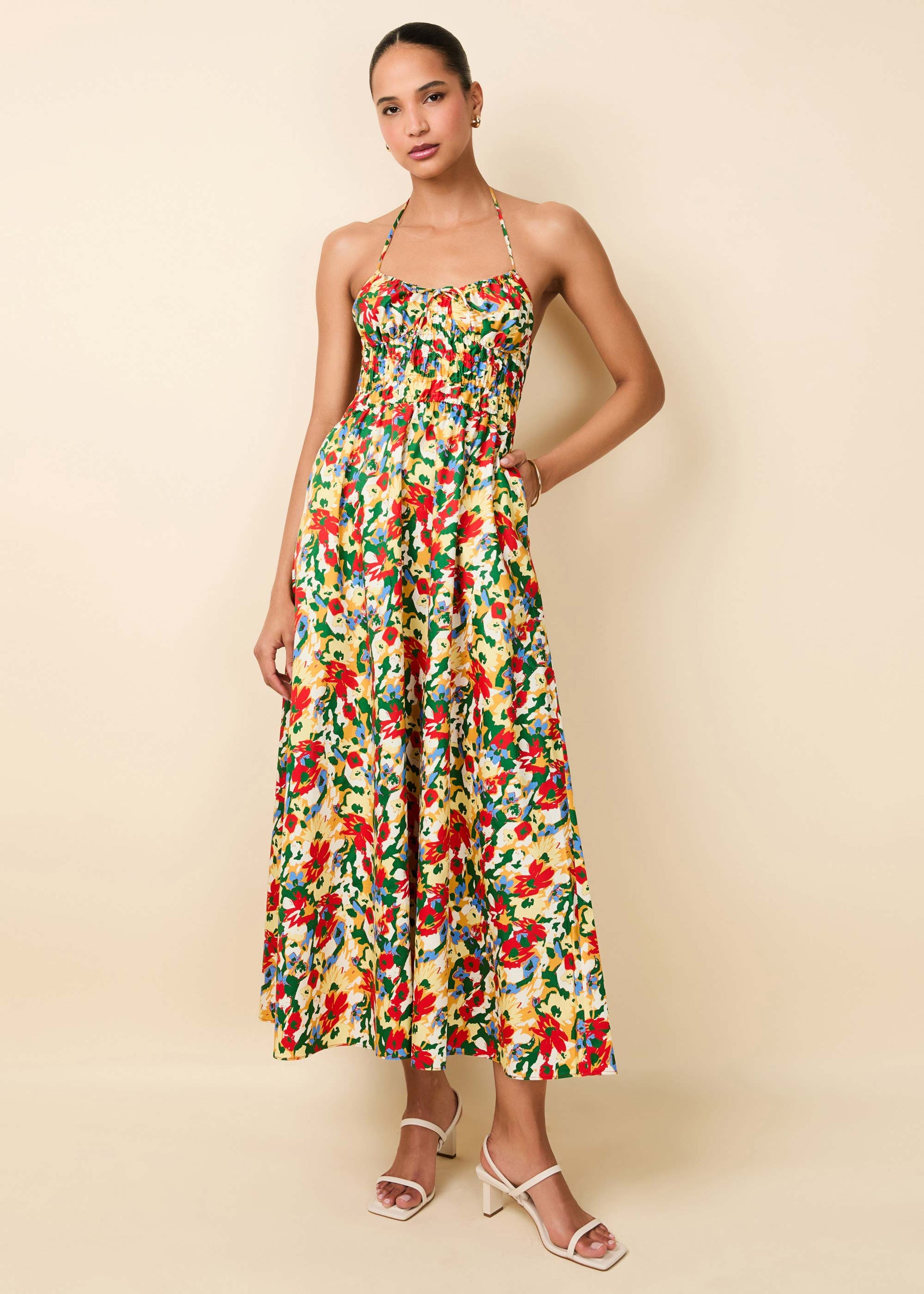 Lolita Dress Picasso Floral - Solid & Striped