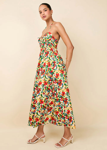 Lolita Dress Picasso Floral - Solid & Striped