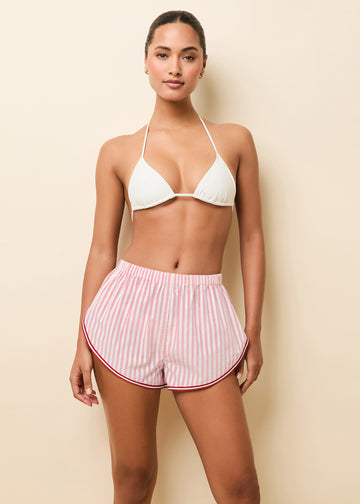 Lester Short Taffy Pink / Brule Stripe - Solid & Striped