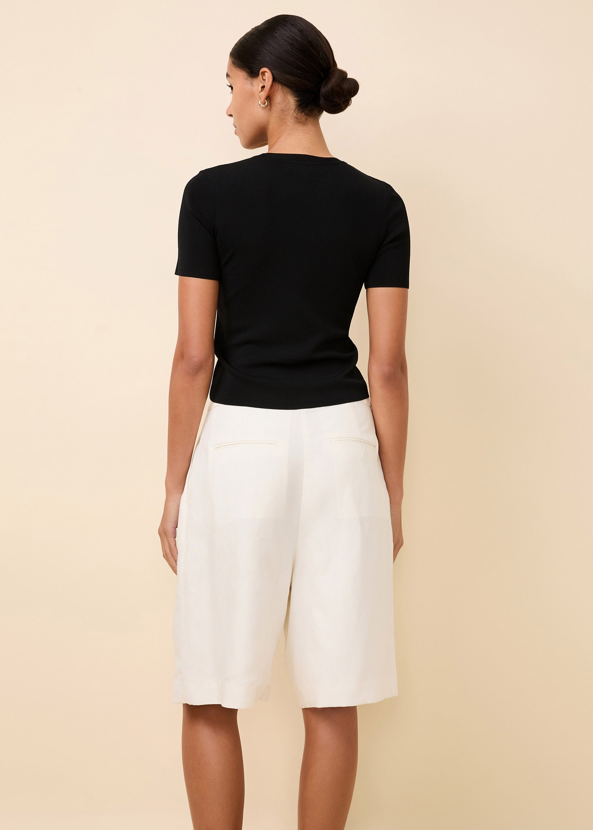 Riada T-Shirt Noir - Solid & Striped