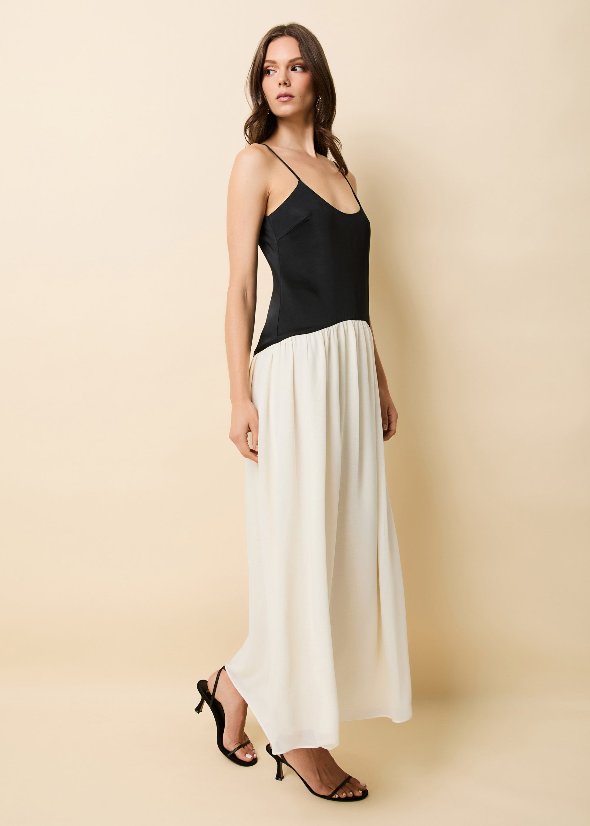 Talulla Dress Noir / Brule - Solid & Striped