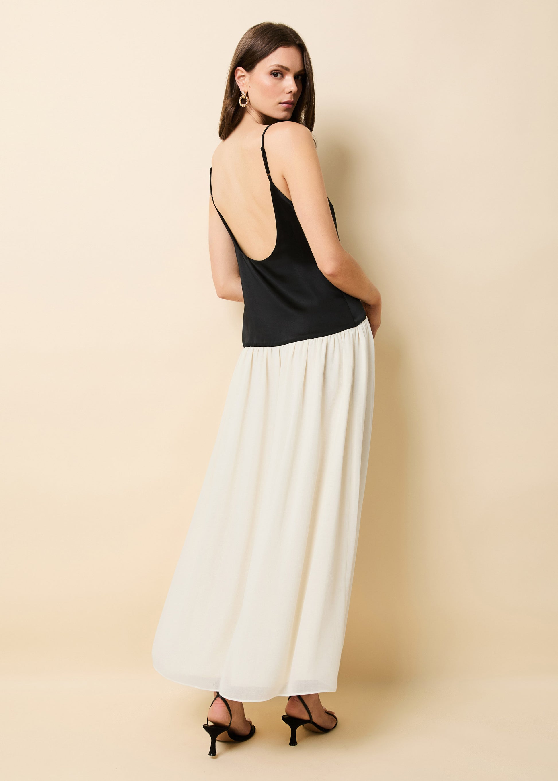 Talulla Dress Noir / Brule - Solid & Striped