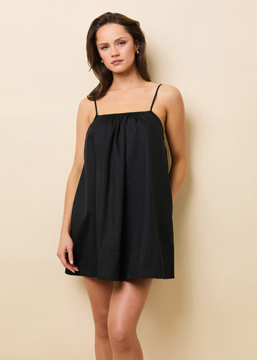 Lindsay Dress Noir - Solid & Striped