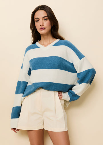 Oceane Short Ecru - Solid & Striped