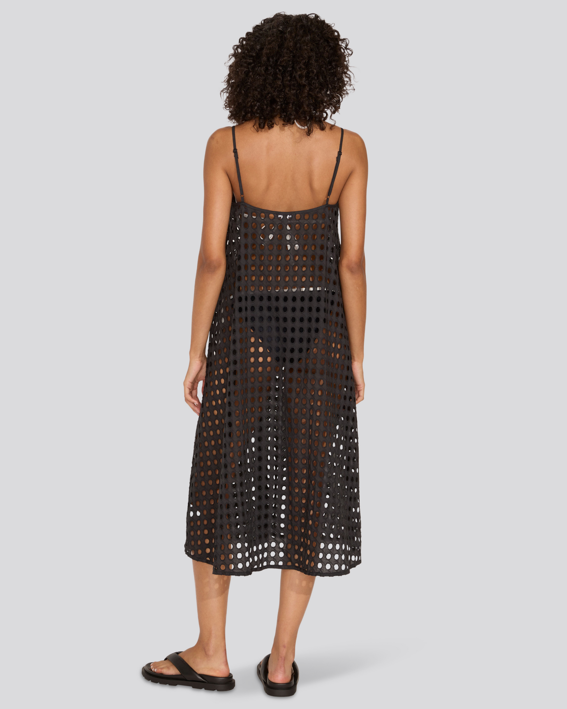 The Eyelet Annika Midi Dress - Solid & Striped