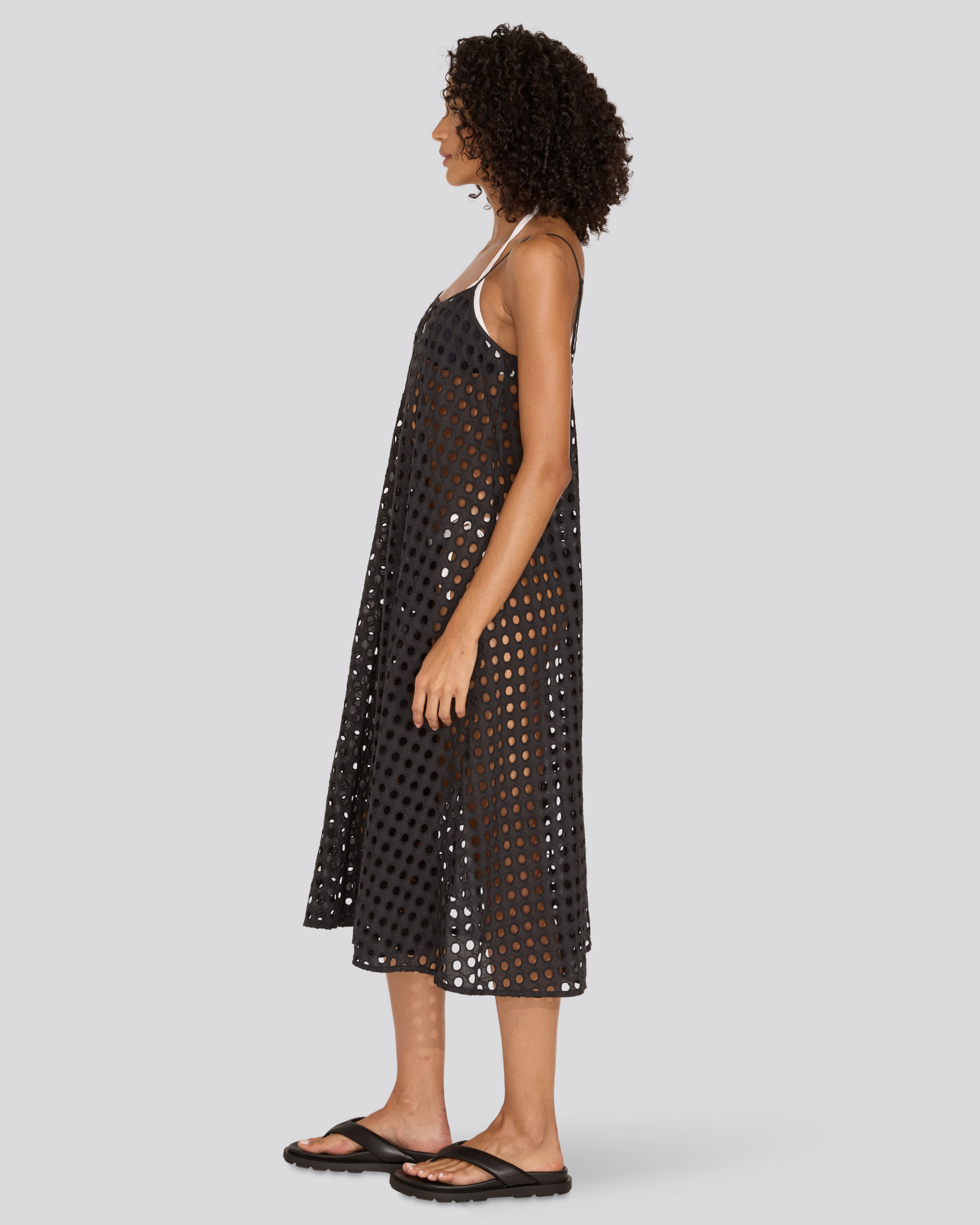 The Eyelet Annika Midi Dress - Solid & Striped