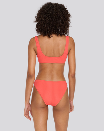 The Elle Ribbed Bikini Bottom - Solid & Striped