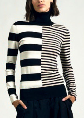 Greta Top Rugby Stripe - Solid & Striped