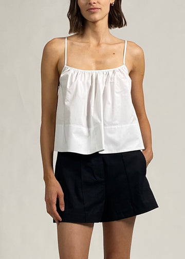 Maayan Top Optic White - Solid & Striped