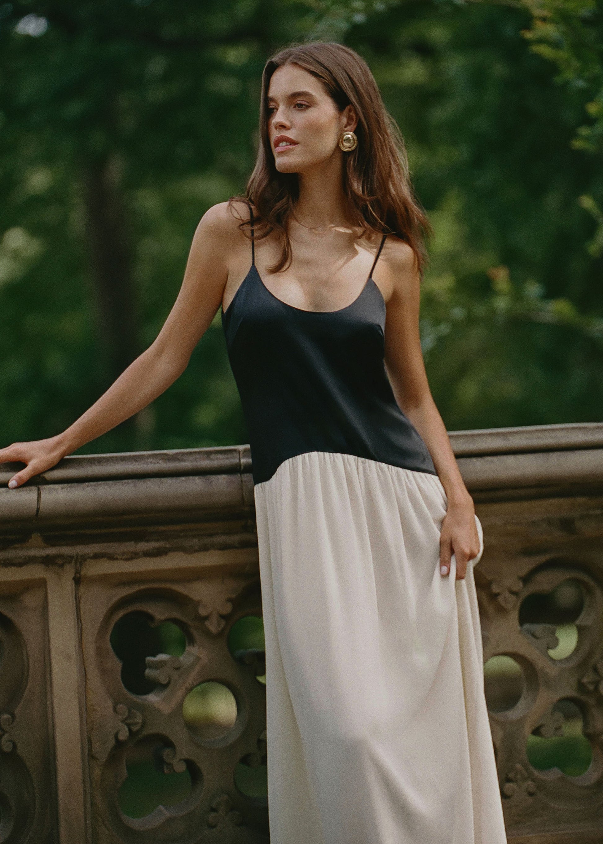 Talulla Dress Noir / Brule - Solid & Striped