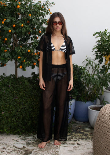 The Dahlia Top - Solid & Striped