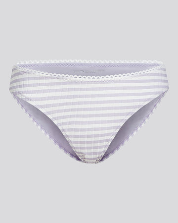 The Daphne Ribbed Bikini Bottom - Solid & Striped