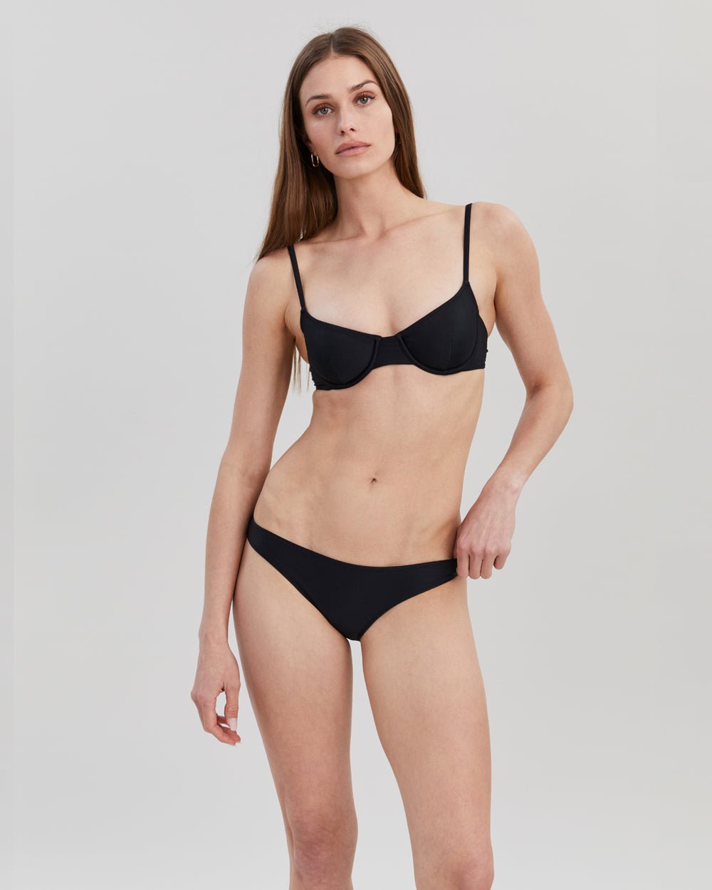 The Eva Bikini Bottom - Solid & Striped