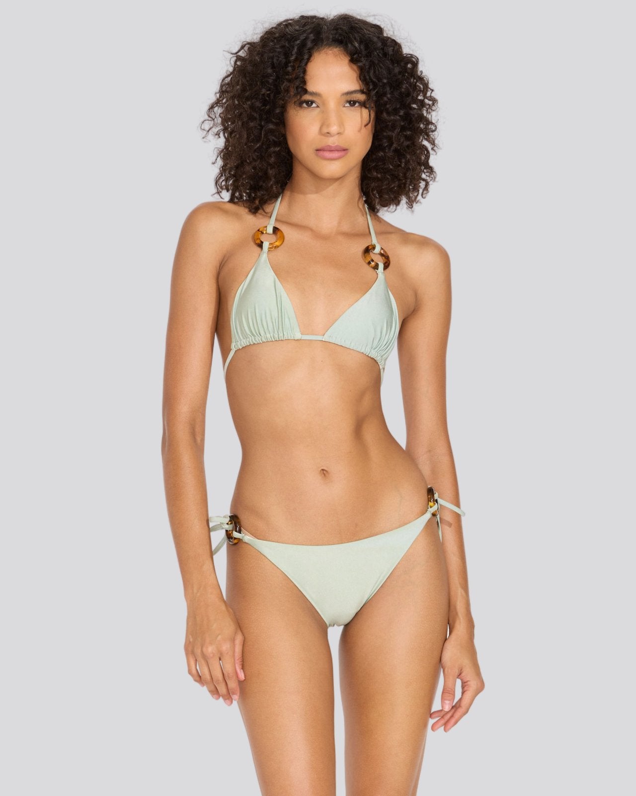 The Iris Ring Bikini Bottom - Solid & Striped