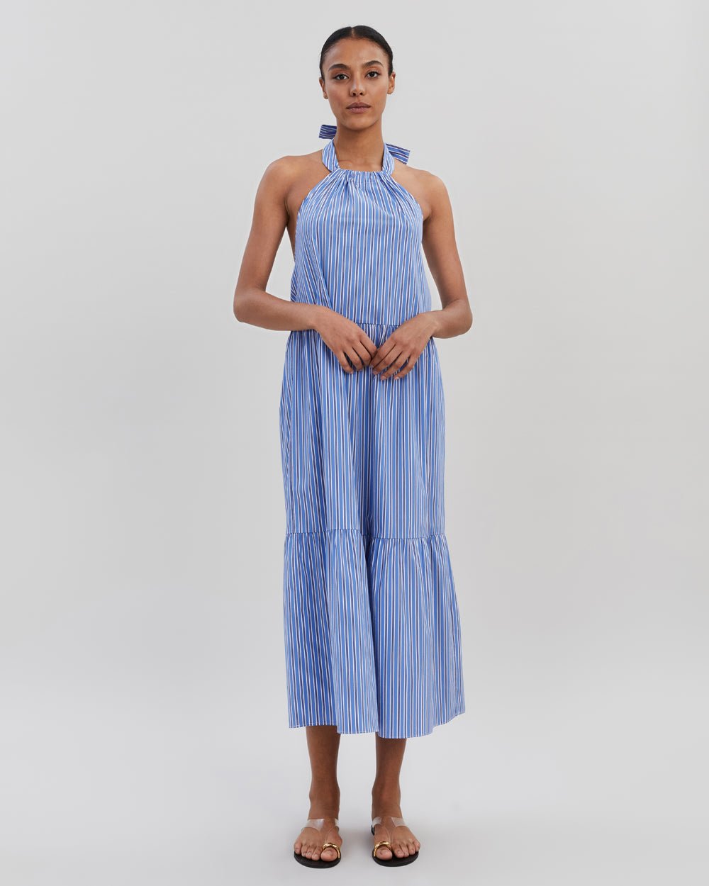 The Kai Dress - Solid & Striped