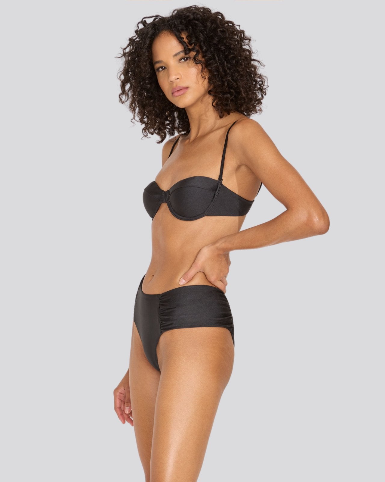 The Maisie Bikini Top - Solid & Striped