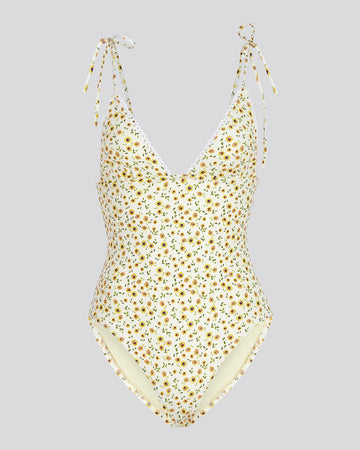 The Olympia One Piece - Solid & Striped