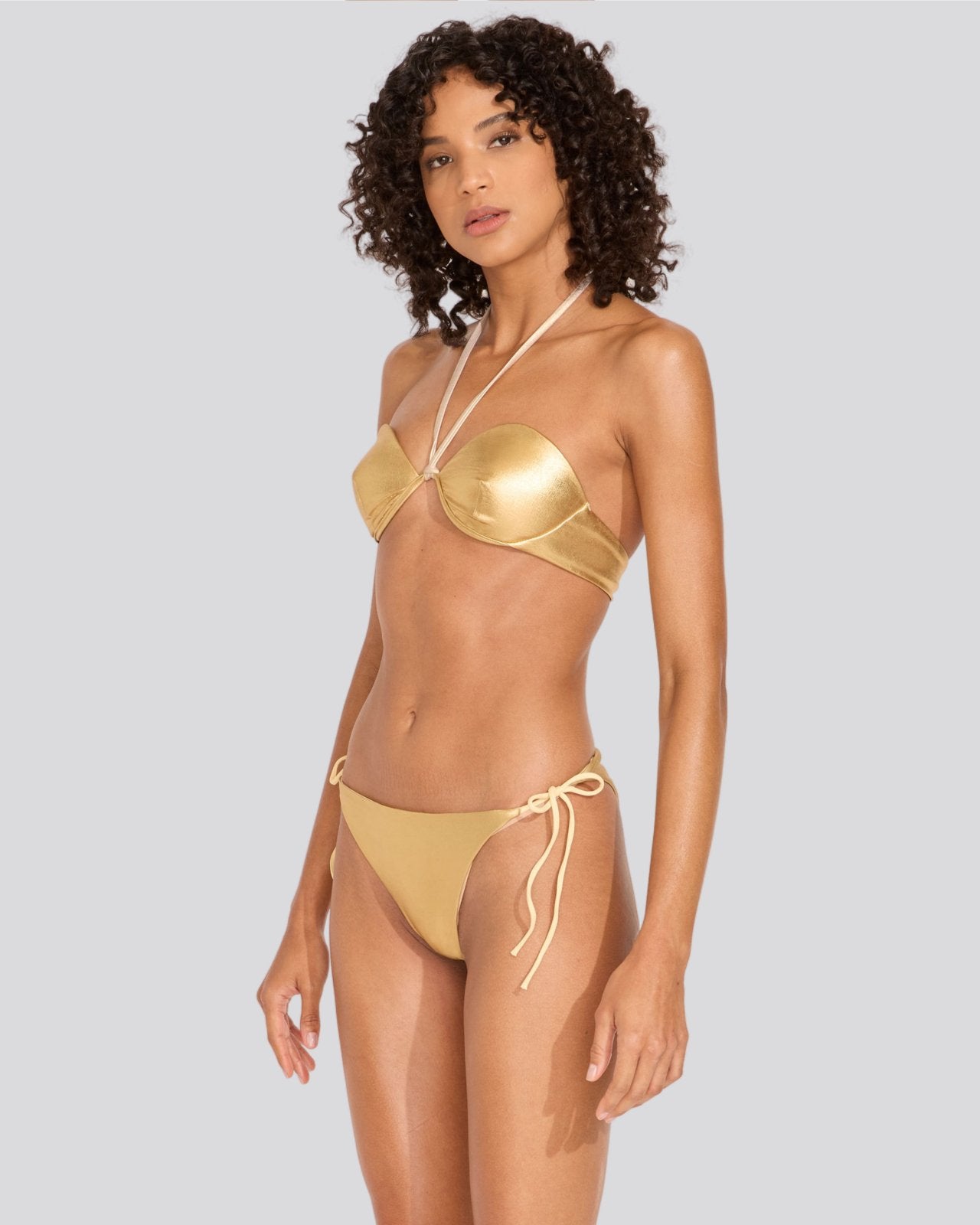 The Pia Bikini Bottom - Solid & Striped