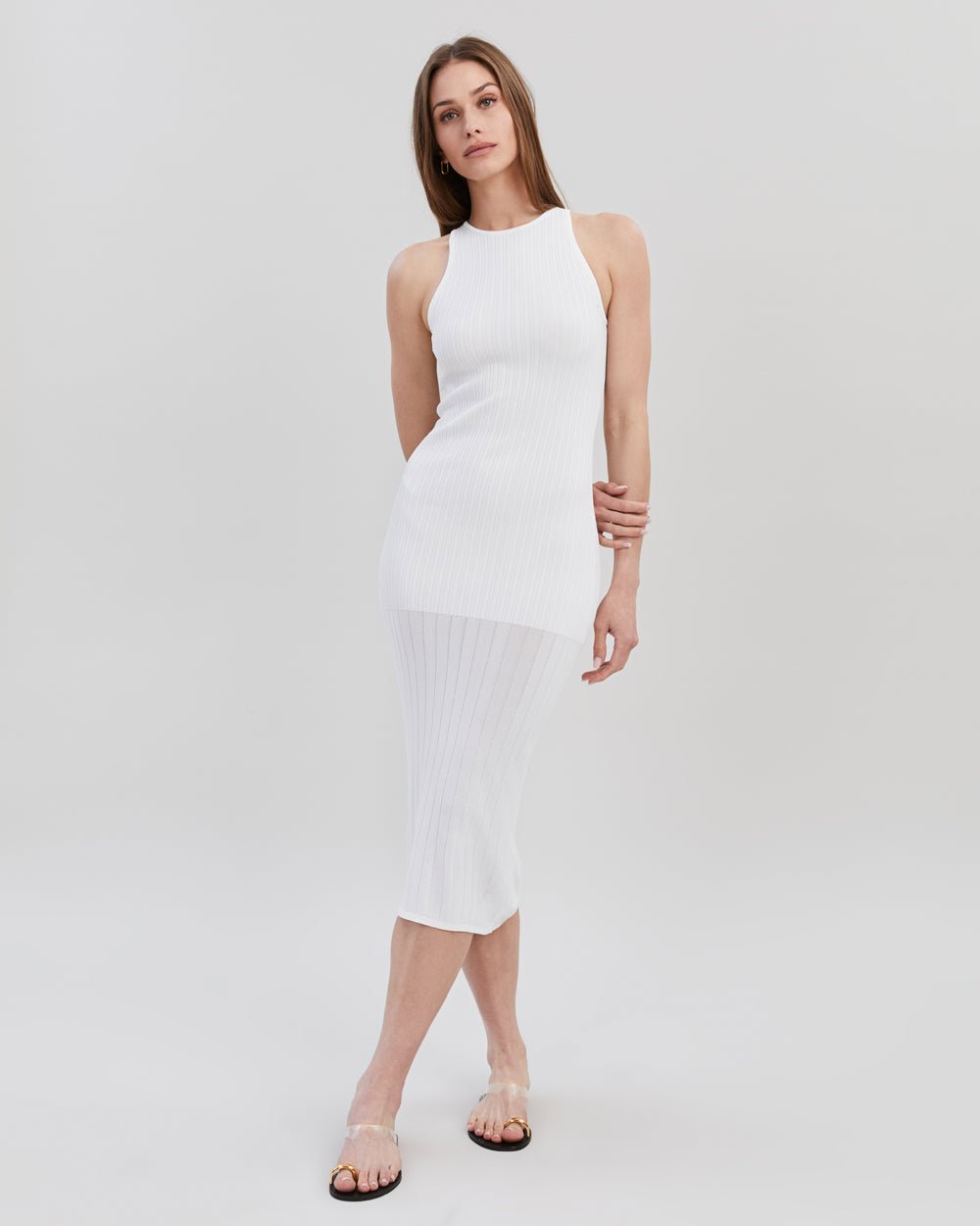 The Varena Dress - Solid & Striped