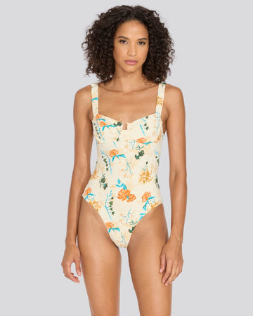The Verona One Piece - Solid & Striped