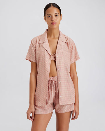 The Dahlia Top - Solid & Striped