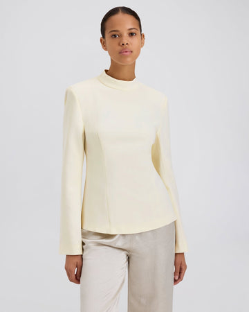 The Ronit Long Sleeve Top - Solid & Striped