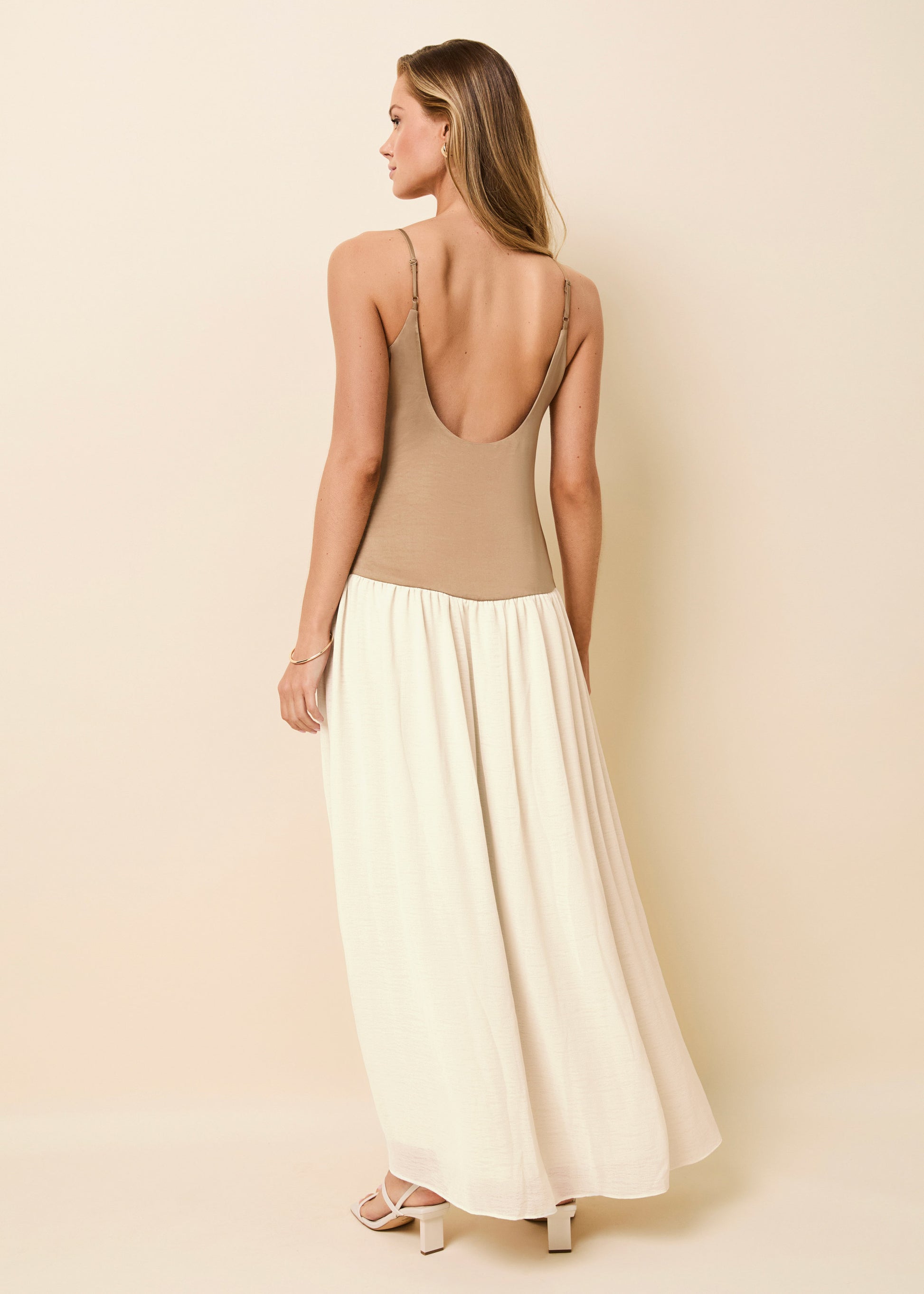 Talulla Dress Camel / Brule - Solid & Striped