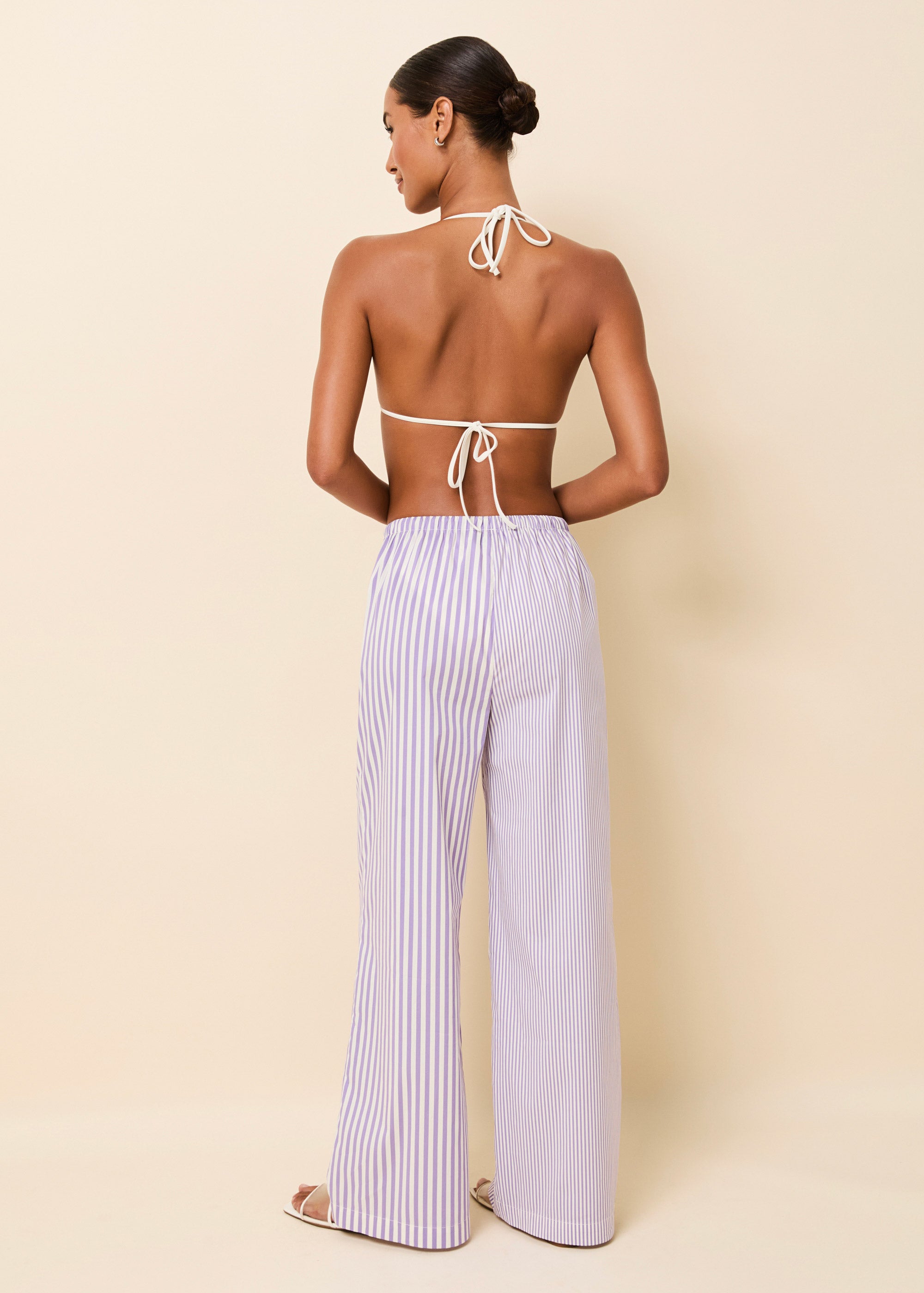 Ashling Pant Ultra Violet Stripe | Solid & Striped