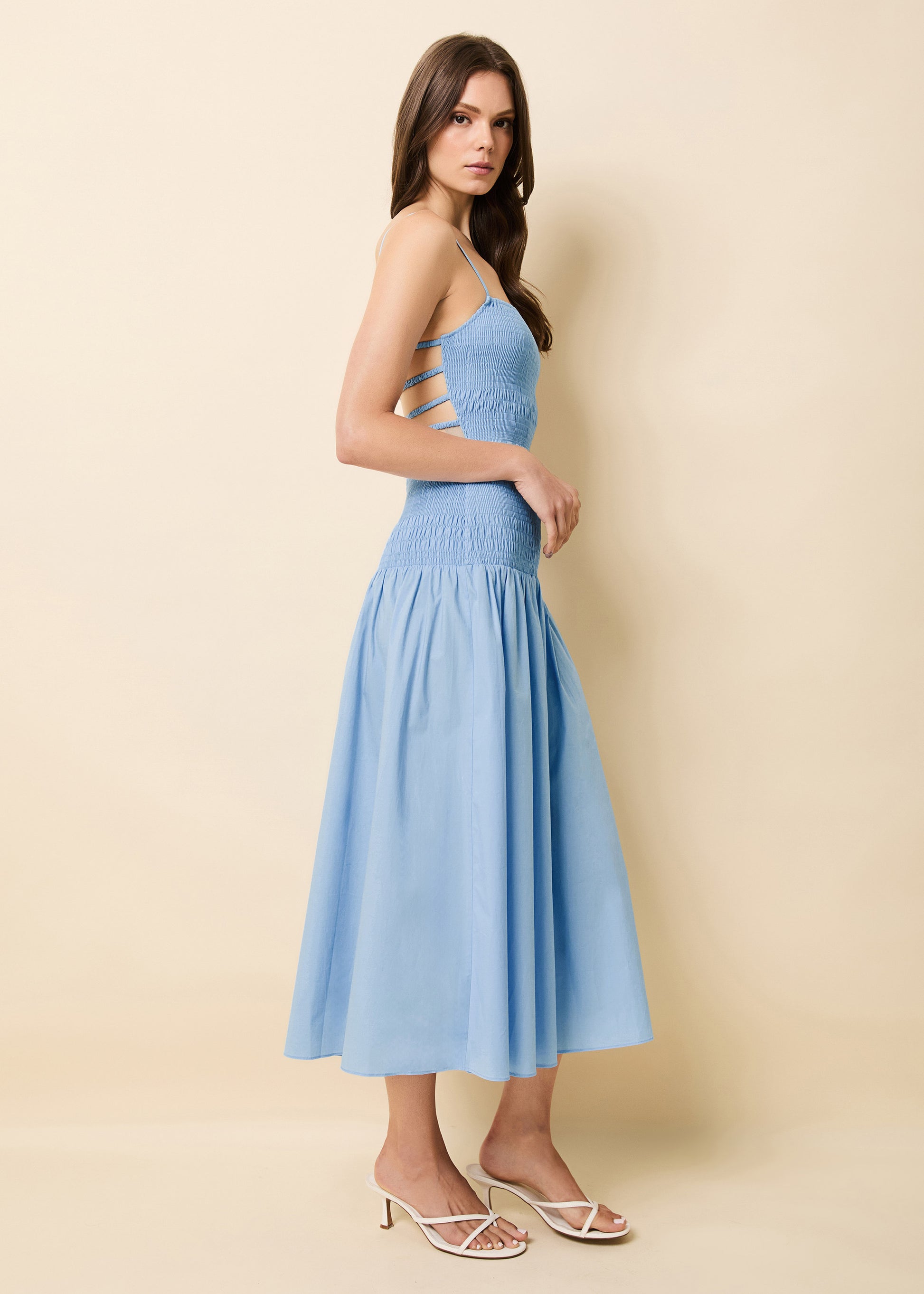 Vida Dress Poplin Open Water | Solid & Striped Vida Dress Poplin Open Water | Solid & Striped