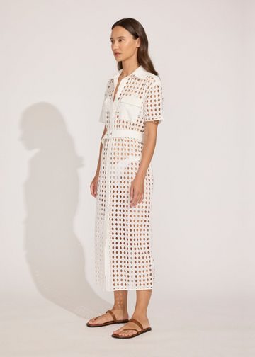 The Harper Eyelet Maxi Dress