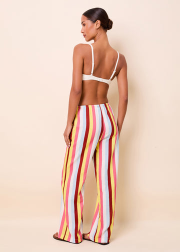 Ashling Pant Linen Symi Stripe
