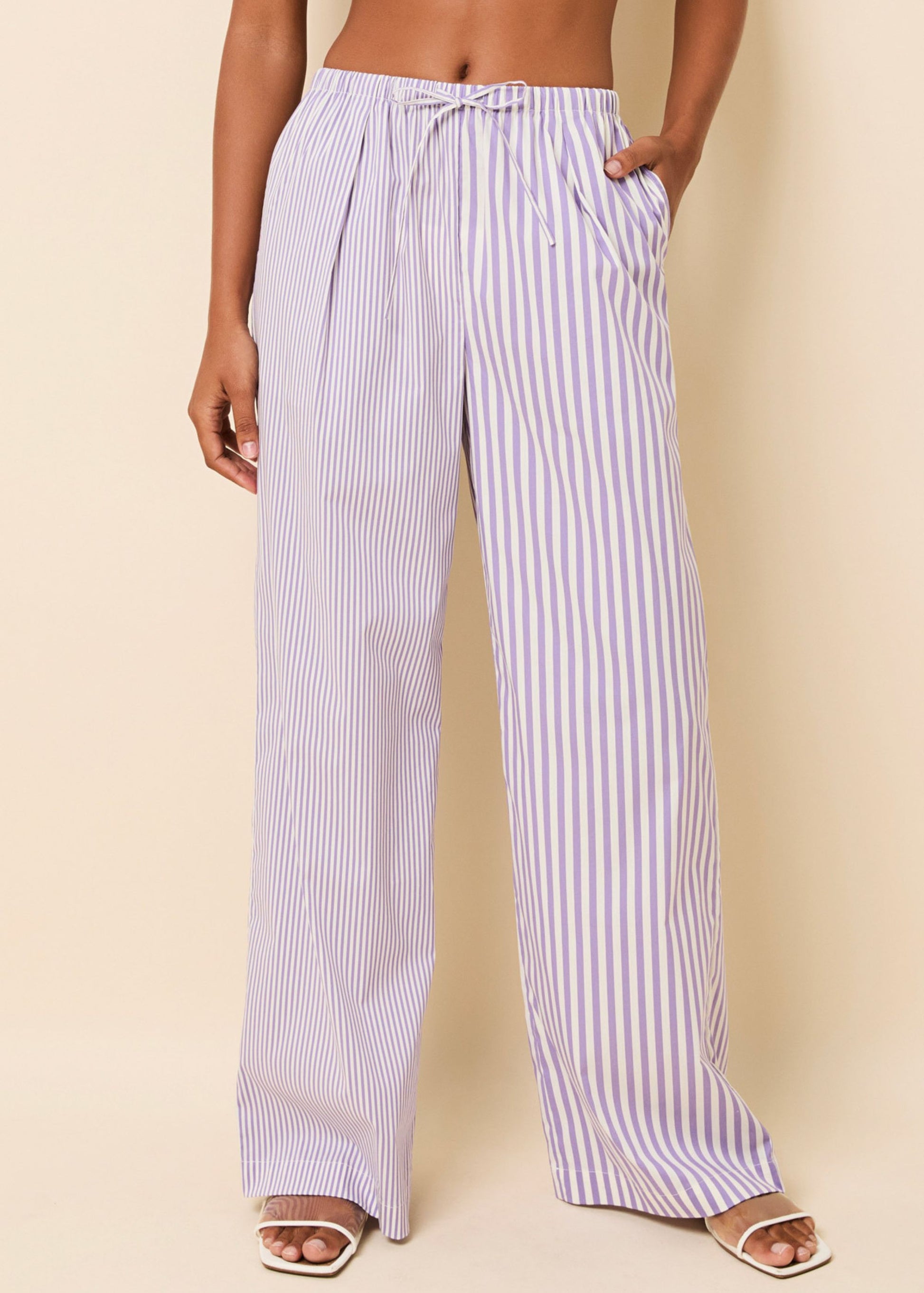 Ashling Pant Ultra Violet Stripe - Solid & Striped