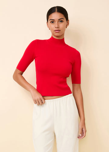 Ellen Top Apple Red