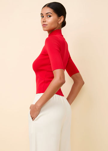 Ellen Top Apple Red