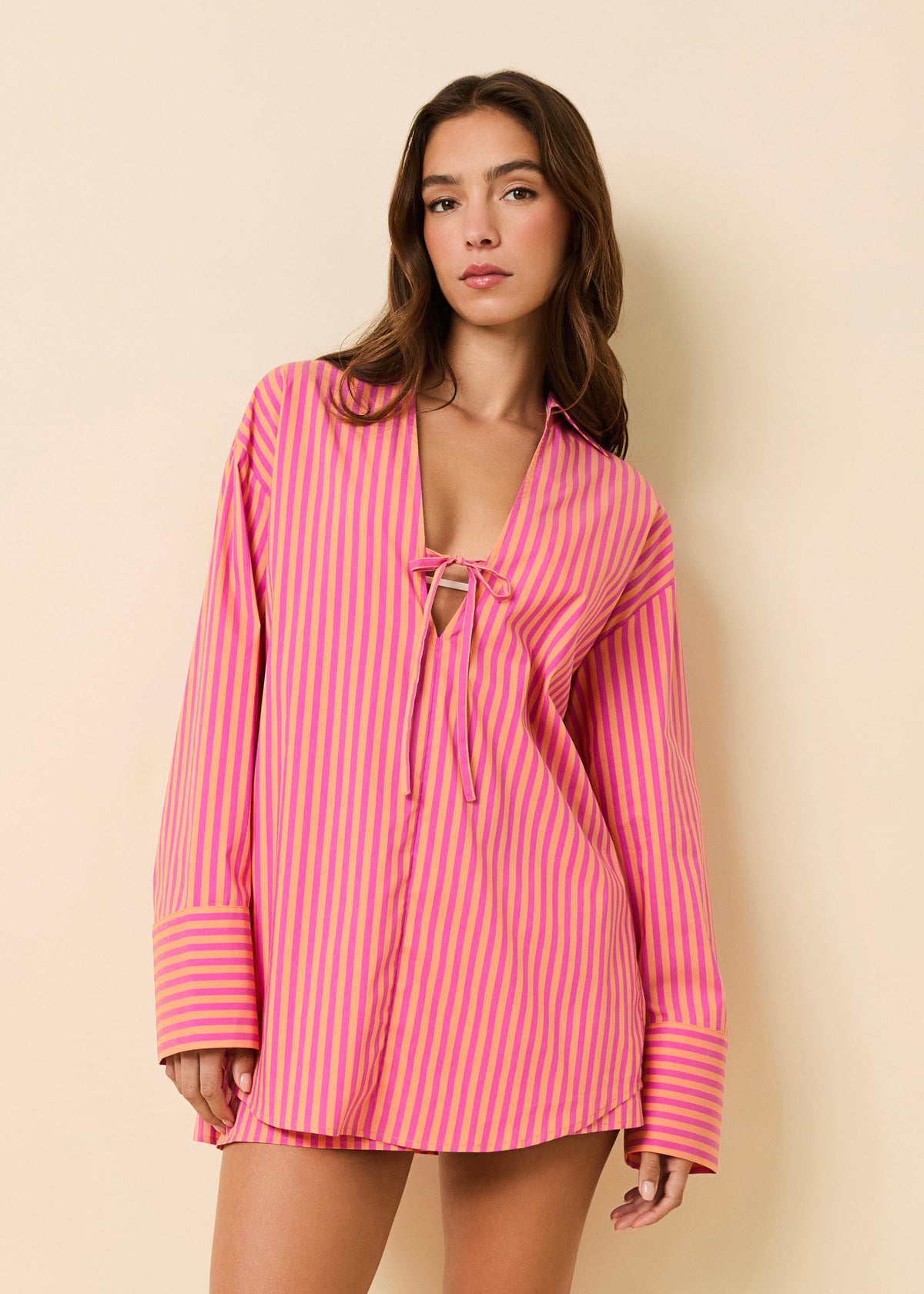 Livia Tunic Soda Paradise Pink Stripe