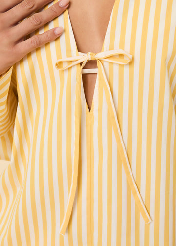 Livia Tunic Lemon Drop / Brule Stripe