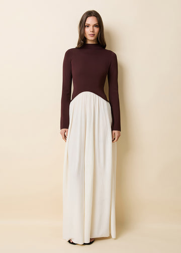 Soglio Dress Raisin Brown / Brule