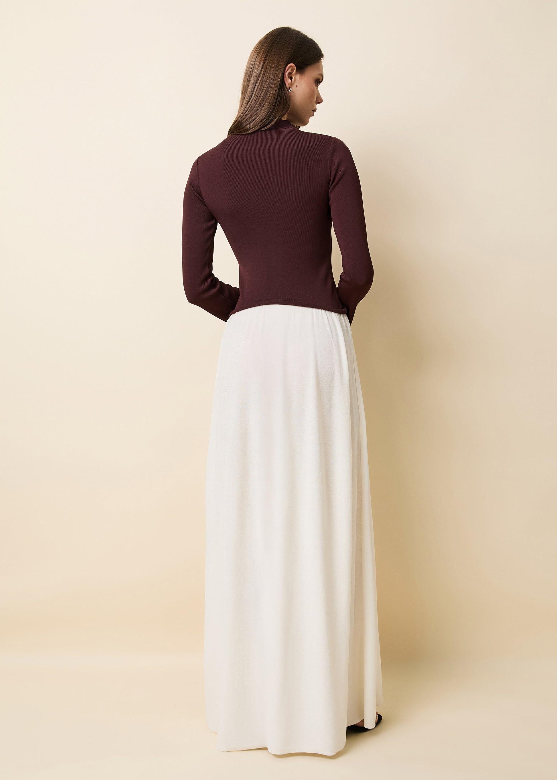 Soglio Dress Raisin Brown - Solid & Striped