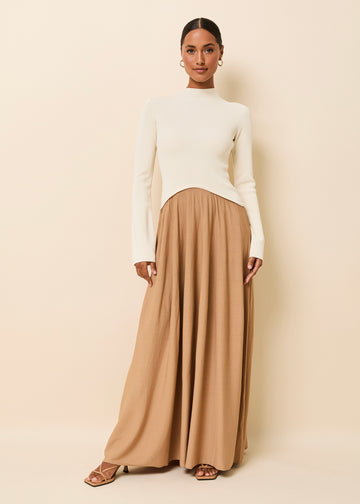 Soglio Dress Camel / Brule