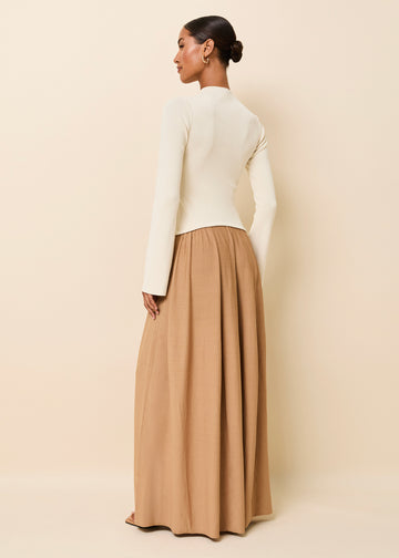 Soglio Dress Camel / Brule