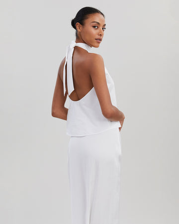Barbara Halter Top Optic White