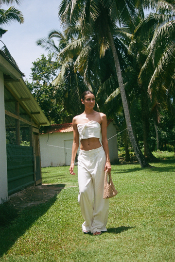 The Aurora Top and The Renata Pant in Brule 