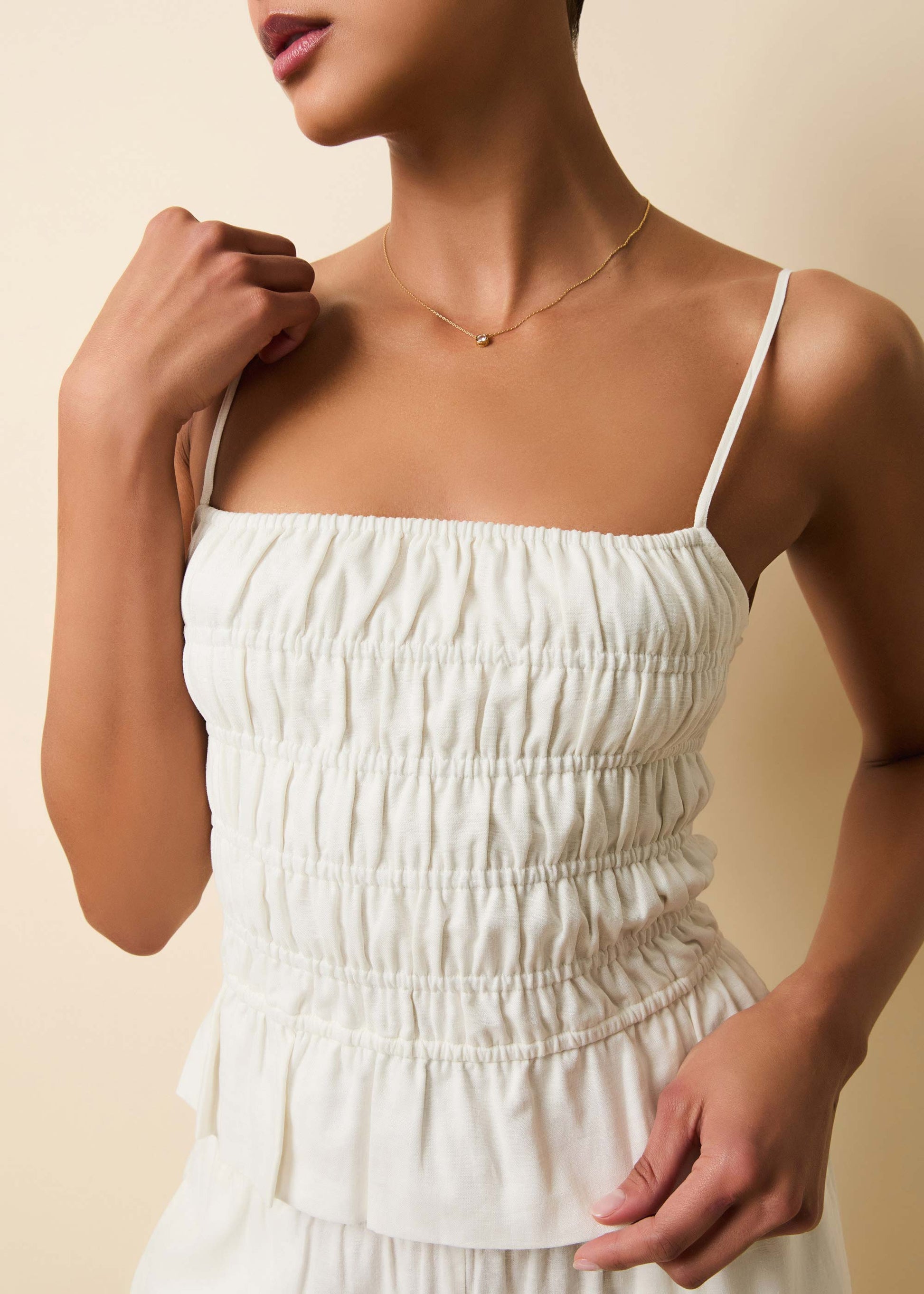 Delta Top Optic White - Solid & Striped