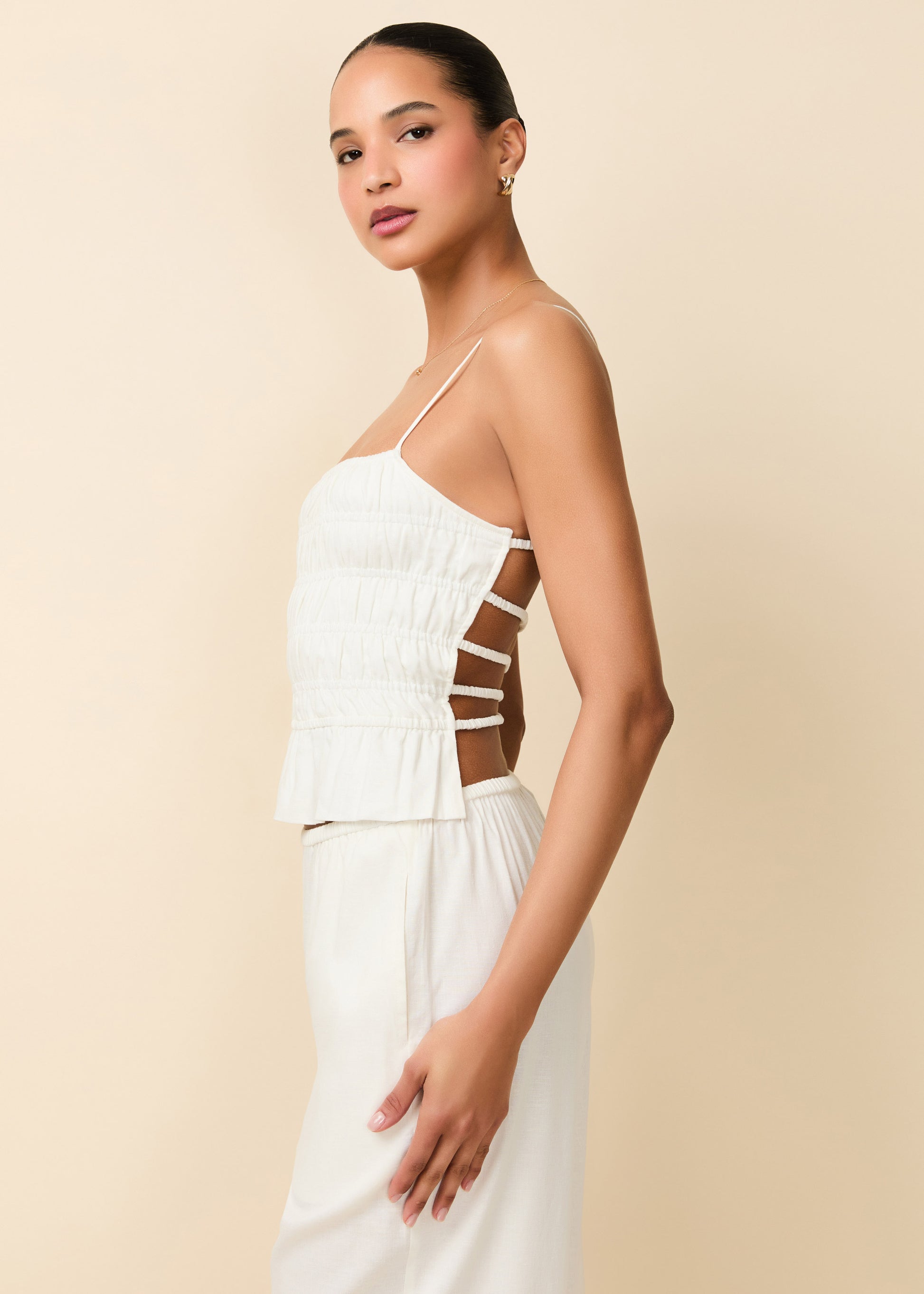 Delta Top Optic White - Solid & Striped
